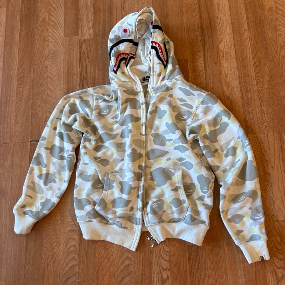 Men's Camouflage Shark Hoodie